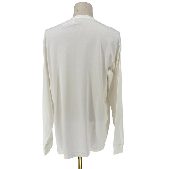 Land's End Long Sleeve Super T-Shirt Men's XL White Basic Undershirt - Picture 3 of 5